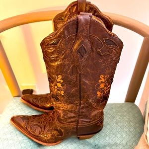 Corral Vintage Black Back Python Europa Lamb